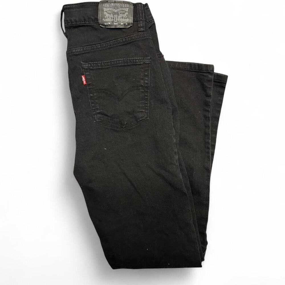 Levi’s men’s 511 slim performance black denim jeans 29 x 31